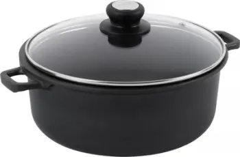 Tenxhere De Buyer Choc Extreme, 24 cm, me kapak xhami, për induksion