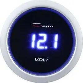 Matës voltazhi Depo DBL, 52mm, ekran dixhital, i zi
