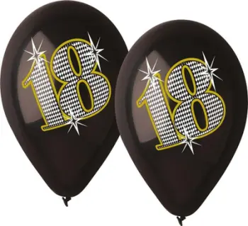Balona Godan Premium Balloons 18, set 5 copë, shumëngjyrëshe