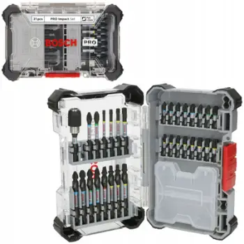 Set bitash Bosch Professional 2608521U71, 43 copë, me kuti plastike