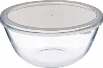 Enë qelqi 5five Simply Smart, 4.4L, me kapak hermetik, transparente
