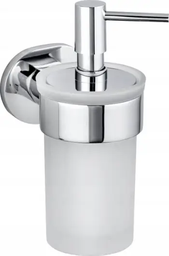 Dozator sapuni WENKO Maribor, 150 ml, për mur, argjendtë