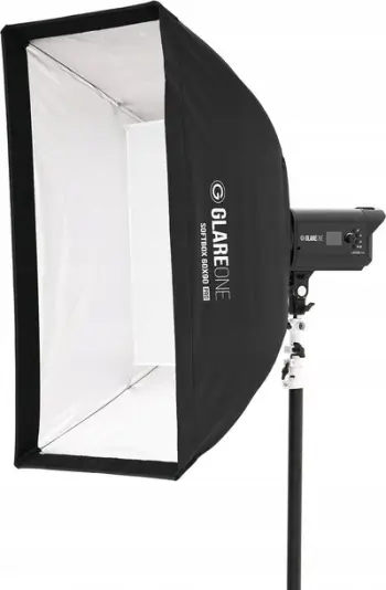 Softbox fotografik GlareOne Softbox 60x90 PRO, mekanizëm Easy Fold II, profil i cekët