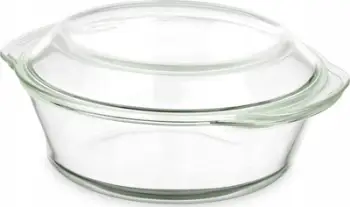 Set tenxhere dhe tigan Vivalto Borosilicate, 2000ml, qelq, transparent