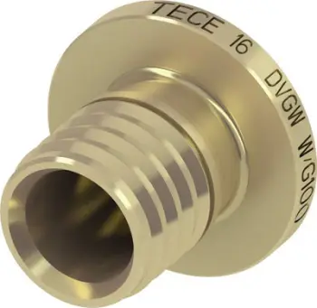 Kapak fundor tubi Tece 765120, 20mm, metalik