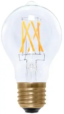 Llambë LED SEGULA E27, 5W, 2200K filament, transparente