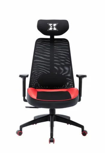 Karrige gaming Serioux Kyrian, gas lift klasa 4, mbështetëse 3D për duar, e kuqe