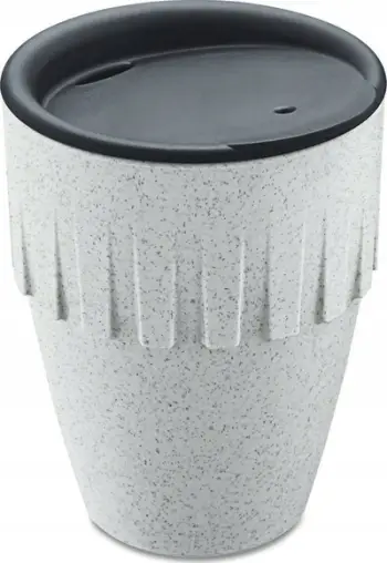 Gotë termosi Koziol Takeaway Coffee Mug Connect, 300ml, me kapak, e bardhë