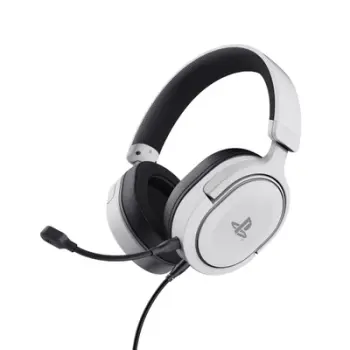 Kufje gaming Trust GXT 498W Forta, 50mm, për PS5 PS4 PC, të bardha