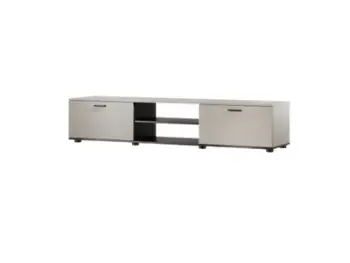 Kabinet TV Cama Meble SOHO 180x43x37 cm, cashmere dhe i zi