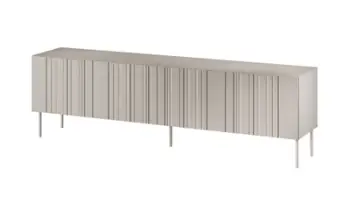 Kabinet TV Cama MEBLE ISLA, 200x40x60 cm, përfundim cashmere mat