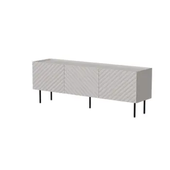 Komodë TV Cama LUCCA 490382, 165cm, 1 raft, e bardhë