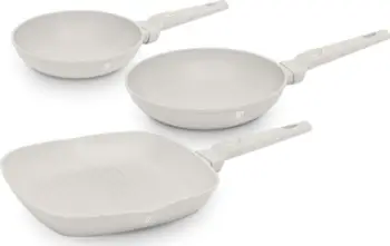 Set tiganësh BerlingerHaus Sahara BH-8079, 3 copë, alumini, bezhë