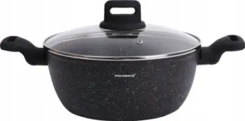Tenxhere Klausberg KB-7671, 24cm, 3.8L, me kapak, me veshje mermeri