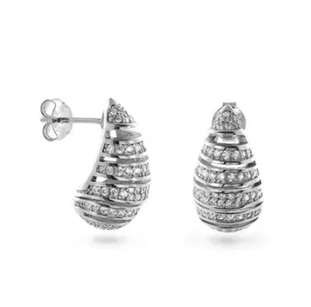 Vathë për femra AGAIN Jewelry Tear Drop AJNS0054, të argjendtë