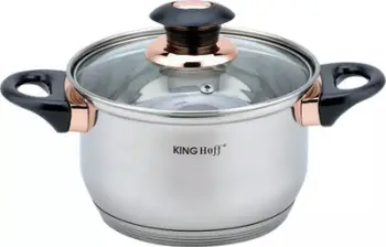 Set tenxheresh KingHoff KH-1767, 12 pjesë, çelik inox, për induksion dhe gaz