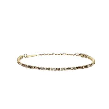 Byzylyk për femra Daniel Wellington Classic Tennis DW00401113, i artë/ i kaftë