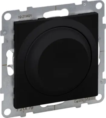Dimer rrotullues Legrand SUNO 721479, 240V, 5 75W për LED, i zi