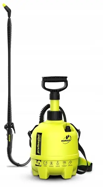 Spërkatës presioni Marolex Profession, 5L, lançë teleskopike, i verdhë