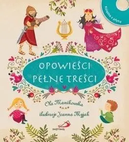 Liber per femije Ola Maniukowska Opowiesci pelne tresci, me CD audio, ngjyrat e shumta