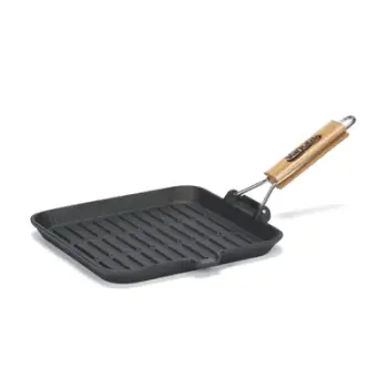 Tigan grill Heinner Pure Cast Iron, 23 cm, gize, i zi