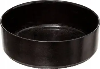 Enë dekorative Secret de Gourmet, qeramike, 15 cm, e zezë, rrethore