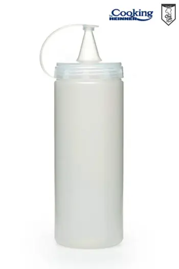 Shishe dozatore për salca Heinner, 700ml, plastike transparente