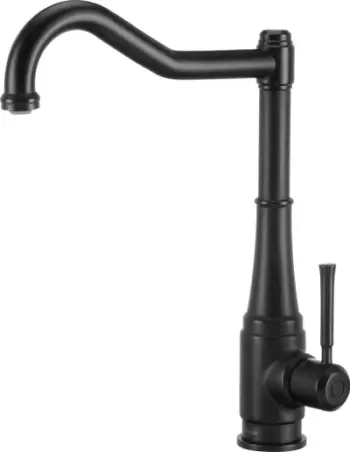 Rubinet i kuzhinës Deante BQT N63M, 27 x 8 x 40 cm, i zi