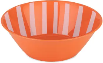Tas Koziol Nora M Stripes, 16.4 cm, plastikë bio, portokalli