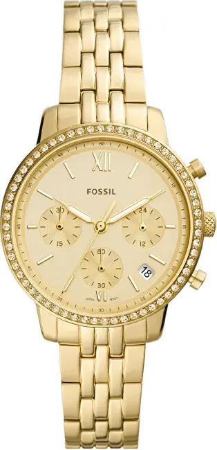 Orë dore për femra Guess Roxy GW0942L2, e zezë/artë
