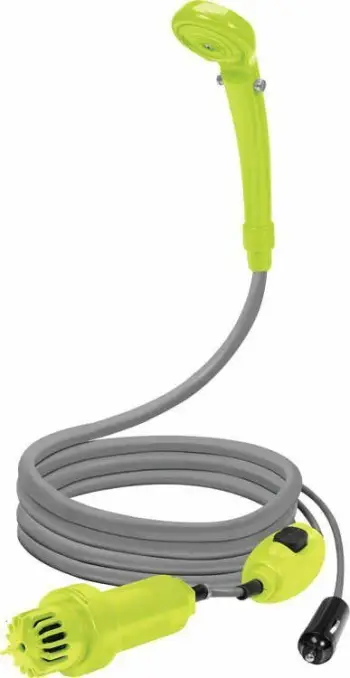 Dush portativ Tourist Shower, 10L, elektrik 12V, për veturë