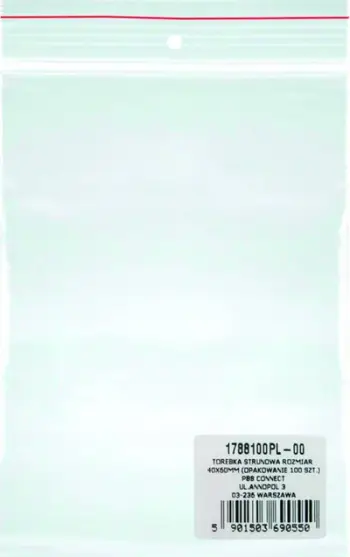 Qese me zinxhir Office LDPE, 20x25cm, set 100 copë, transparente