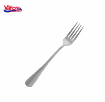 Pirun çeliku inox i madh, 20.5 cm, argjendtë