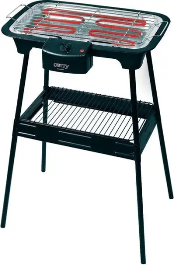 Grill Kopshti Elektrike Adler AD 6602, skarë 37x21 cm, i zi
