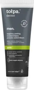 Scrub fytyre Tołpa Dermo Uomo Pure, kundër pikave të zeza, 100ml