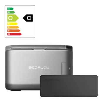 Frigorifer portativ EcoFlow Glacier 45L, bateri 298Wh, kontroll me aplikacion, gri