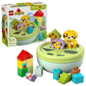 Lodër formash LEGO DUPLO My First Shape Sorter Puppy House 10441, 17 pjesë, 18+ muajsh, shumëngjyrëshe
