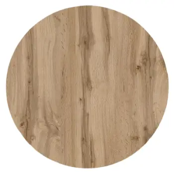 Tabaka tavoline HomeMarkt HM6351.36, HPL, Ø120cm, sonoma oak