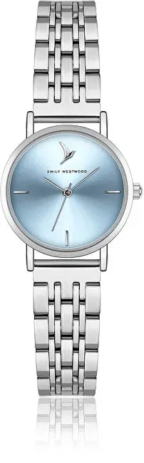Orë dore për femra Emily Westwood Velvet Eclipse EKE-5714SQ, e argjendtë
