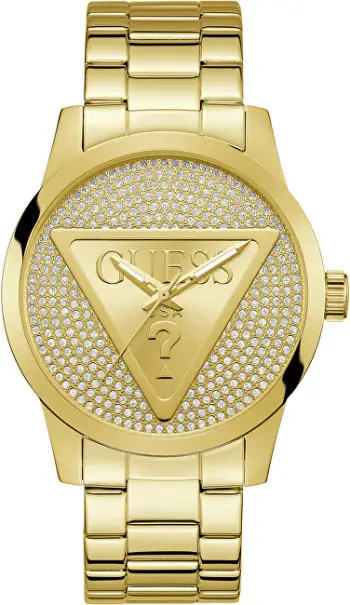 Orë dore për femra Guess Badge GW0915G1, e artë