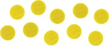 Magnete për tabelë magnetike Nobo, 38mm, set 10 copë, shumëngjyrëshe