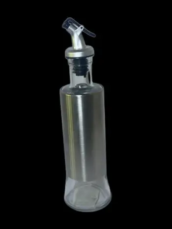 Shishe Vaji 350ml , tranparente dhe me material inoxi . UNIMIKS