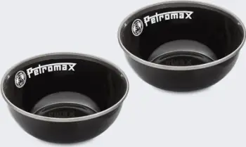 Set tasash Petromax Enamelware, 2 copa, 160 ml, çelik i emaluar, i zi