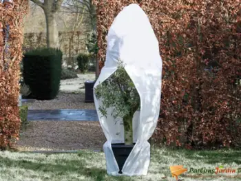 Mbulesë mbrojtëse për bimë Nature, me patent, 2.5 x 2 x 2 m, 70 g / m, e bardhë