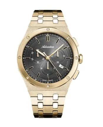 Orë dore për meshkuj adriatica, swiss made A8337.1117CH