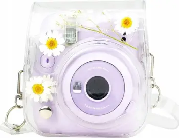 Mbështjellëse fotoaparati LoveInstant për Fujifilm Instax Mini 11, e tejdukshme / kamomil