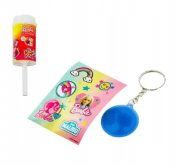 Lodër surprizë çelësash Mattel Barbie Colour Reveal, me sticker-a, shumëngjyrëshe