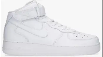 Atlete NIKE Air Force 1 Mid 07, për meshkuj, të bardha