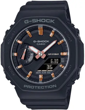 Orë Casio G-Shock Original Carbon Core Guard GMA-S2100-1AER, e zezë
