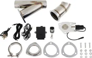 Valvul shkarkimi TurboWorks D Exhaust Throttle, 3", V-Band, me telekomandë